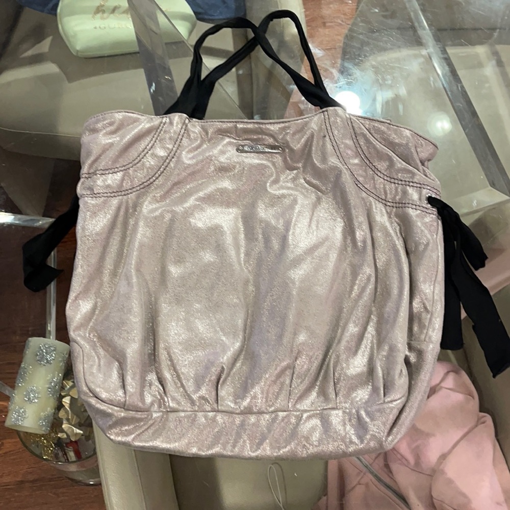 Juicy  Couture Silver with black hobo bag